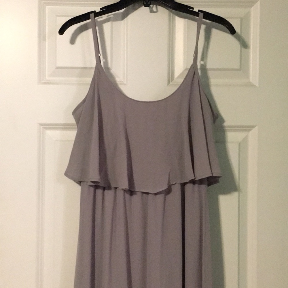 Show Me Your Mumu Caitlin Dove Gray Dress Medium